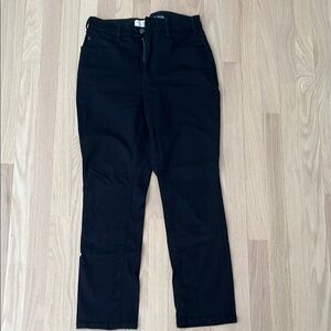 Anthropologie Pilcro Black Jeans size 30 high rise and straight leg
